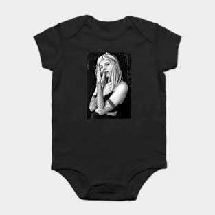 Aurora Aksnes Fishnet Baby Bodysuit